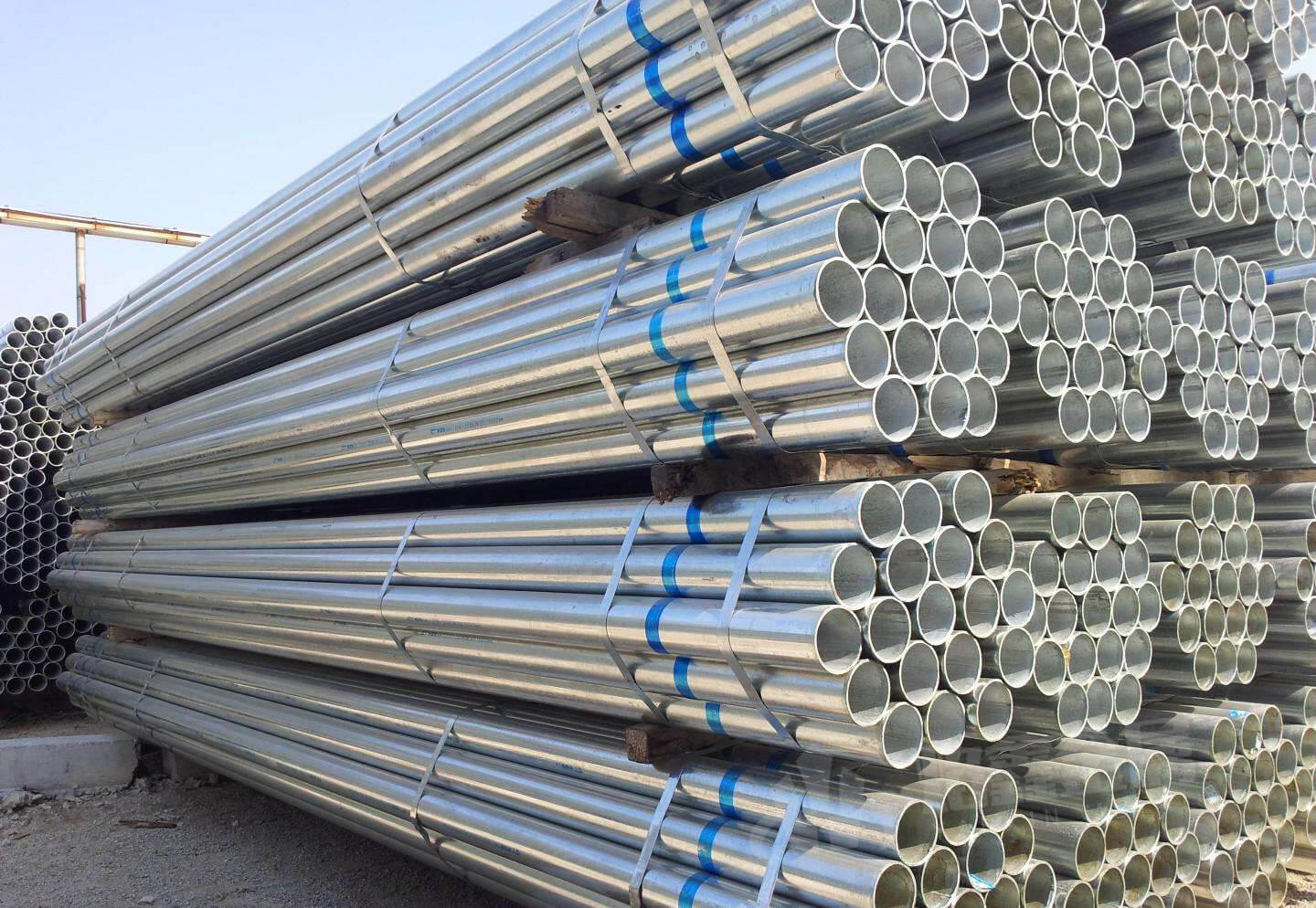 galvanized steel pipes