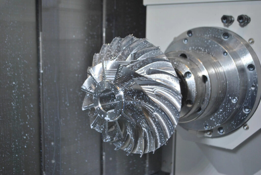 5-axis CNC impeller machining