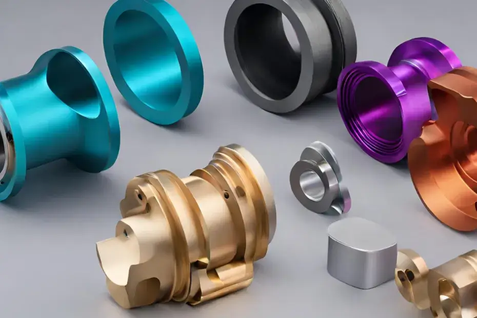 What are the steps in the titanium anodizing process?