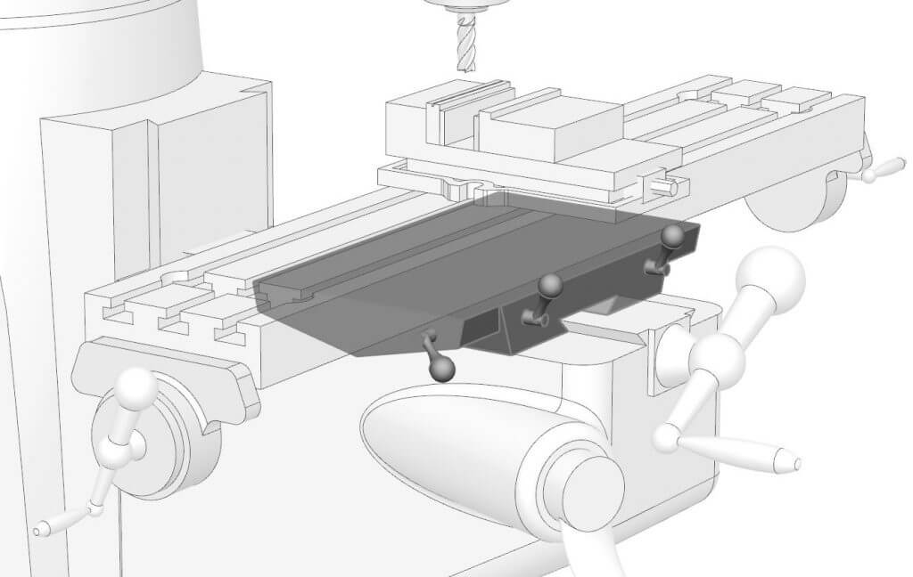 milling machine parts