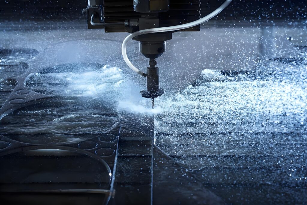 Water jet cutting