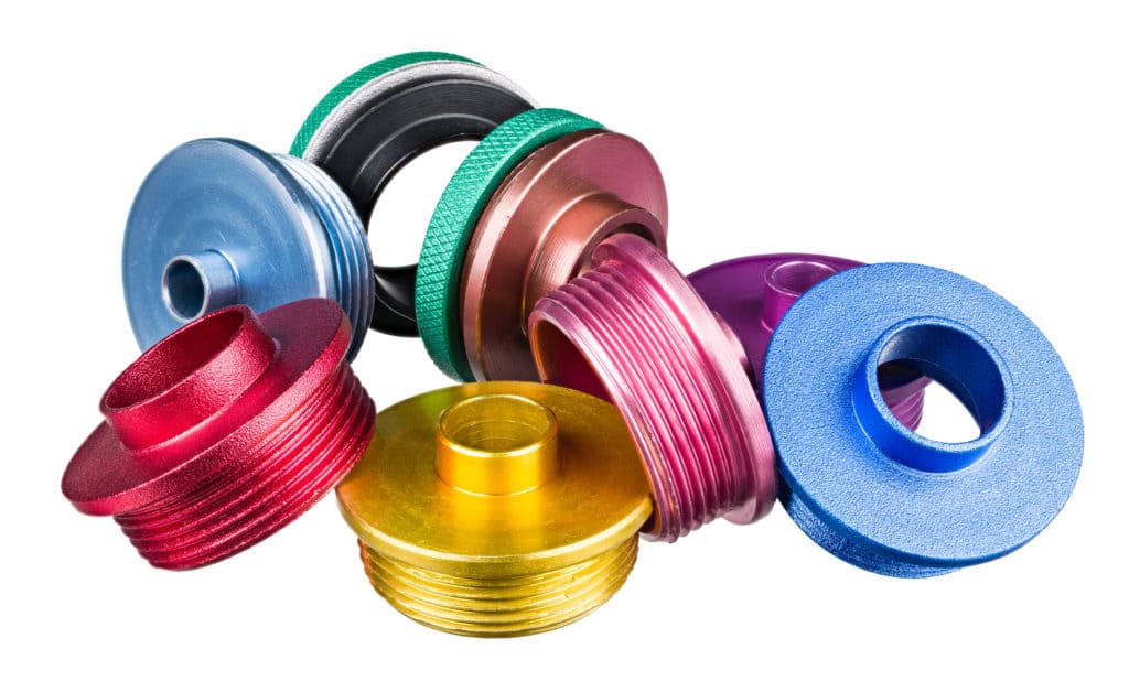 Anodized parts