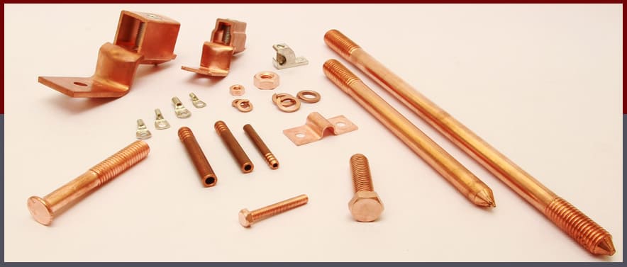 Copper processing parts