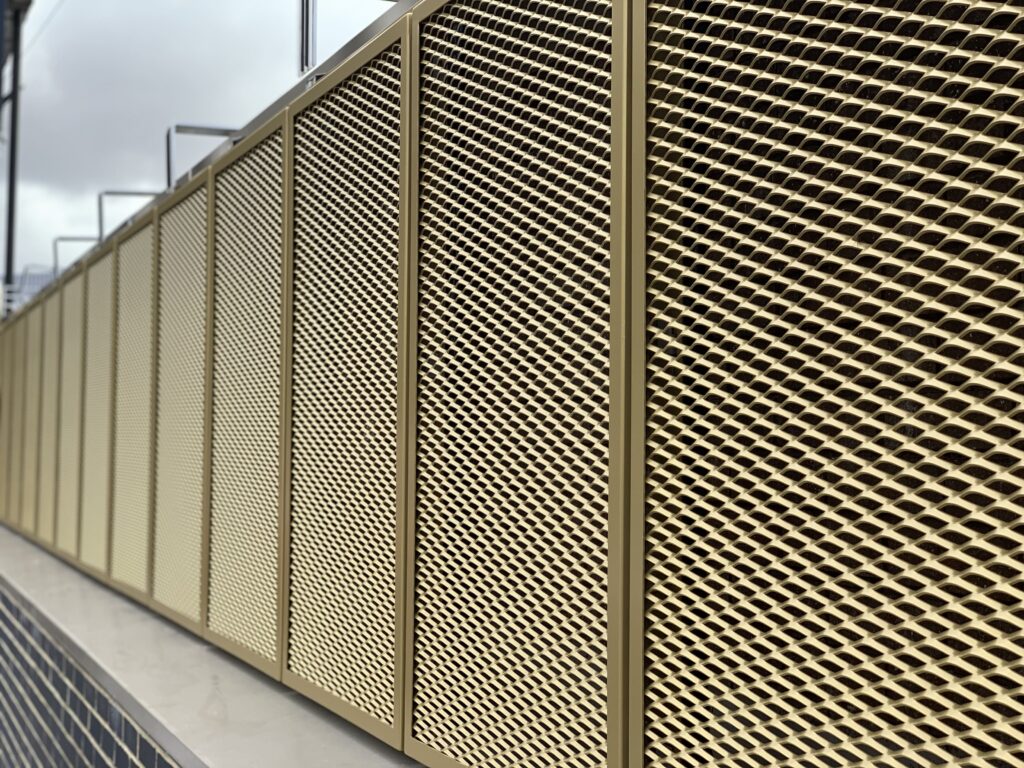 Expanded Metal Fence