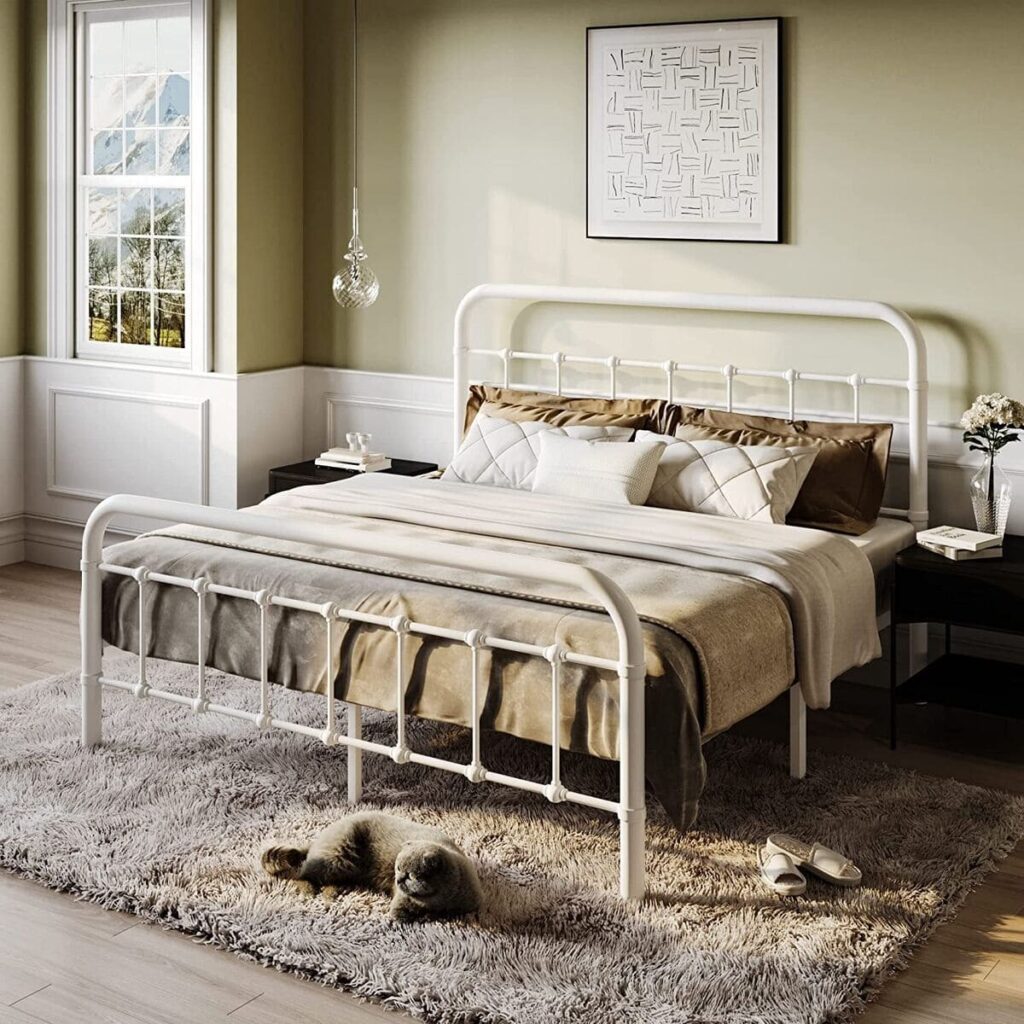 Metal bed frame